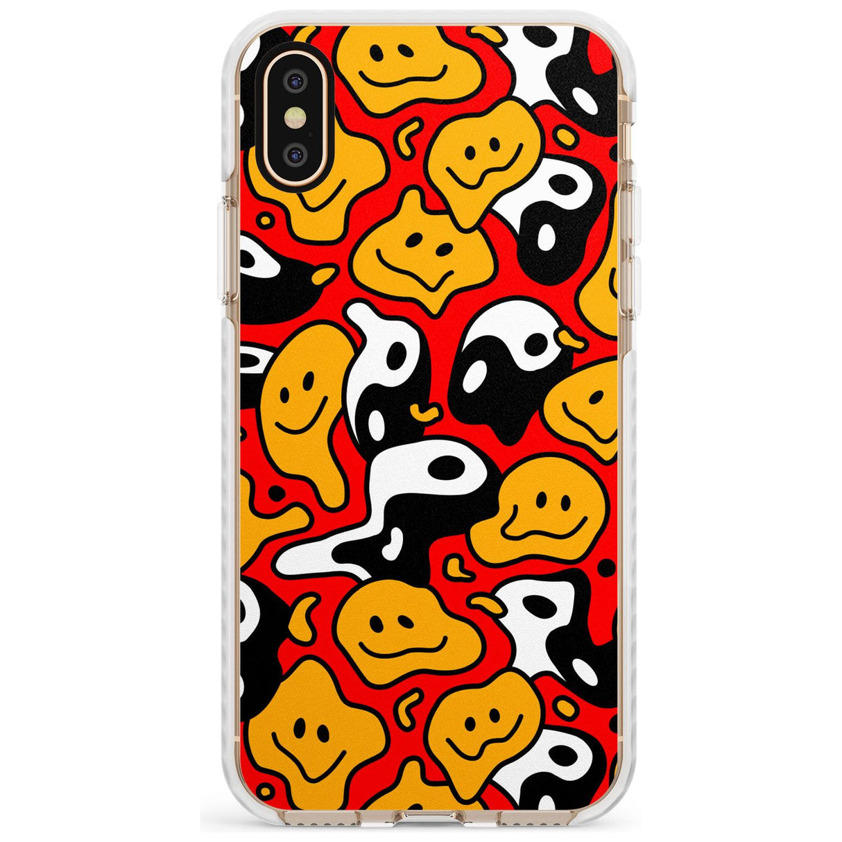 Yin Yang Acid Face Impact Phone Case for iPhone X XS Max XR