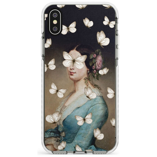 BUTTERFLY BEAUTY Slim TPU Phone Blanc Space X XS Max XR