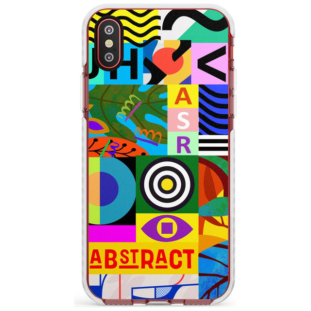 Patchwork Slim TPU Phone Case Warehouse X XS Max XR