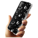 Outer Space Outlines: White on Black Slim TPU Phone Case Warehouse X XS Max XR