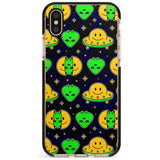 Alien Head Pattern Black Impact Phone Case for iPhone X XS Max XR