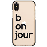 Bonjour Pink Fade Impact Phone Case for iPhone X XS Max XR