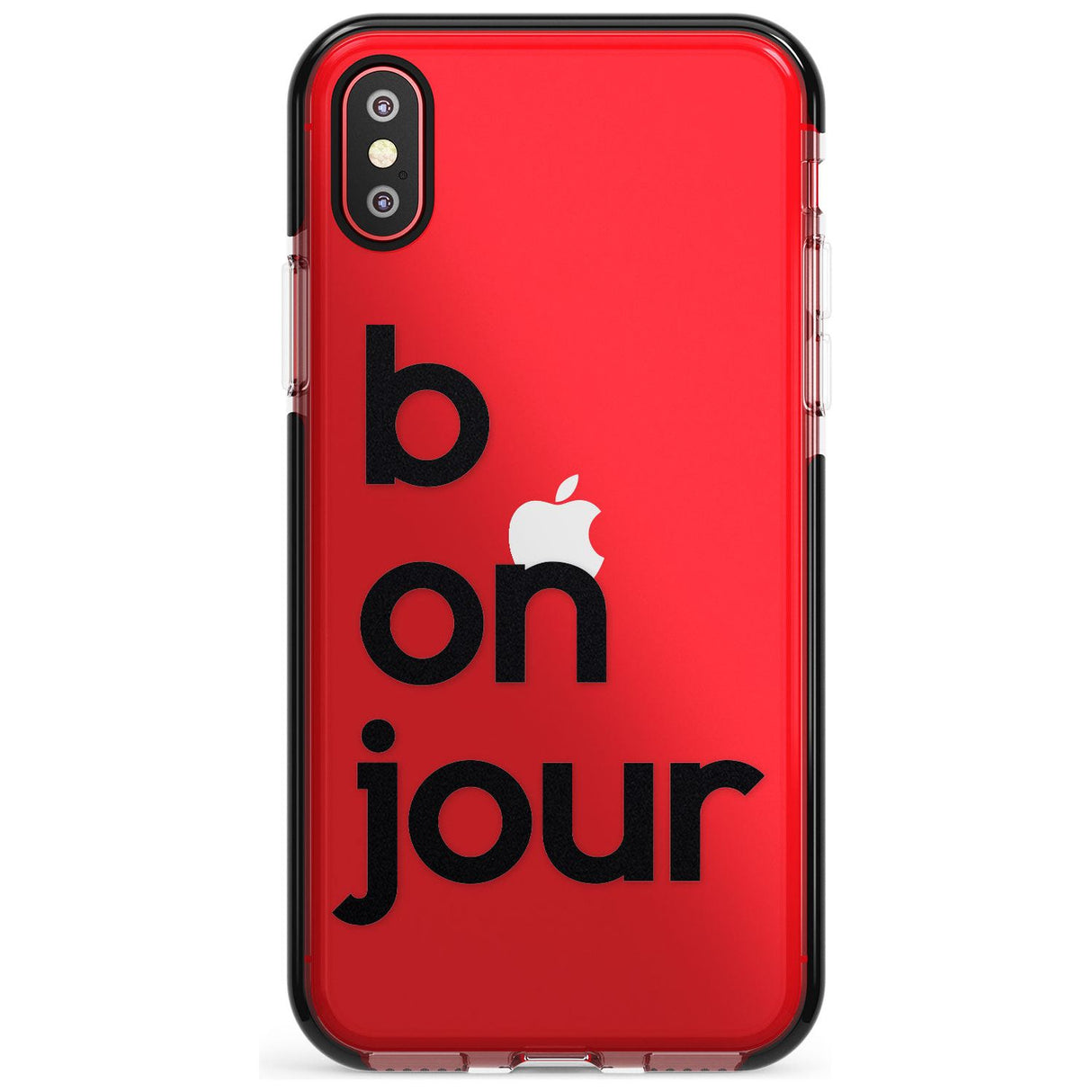 Bonjour Pink Fade Impact Phone Case for iPhone X XS Max XR