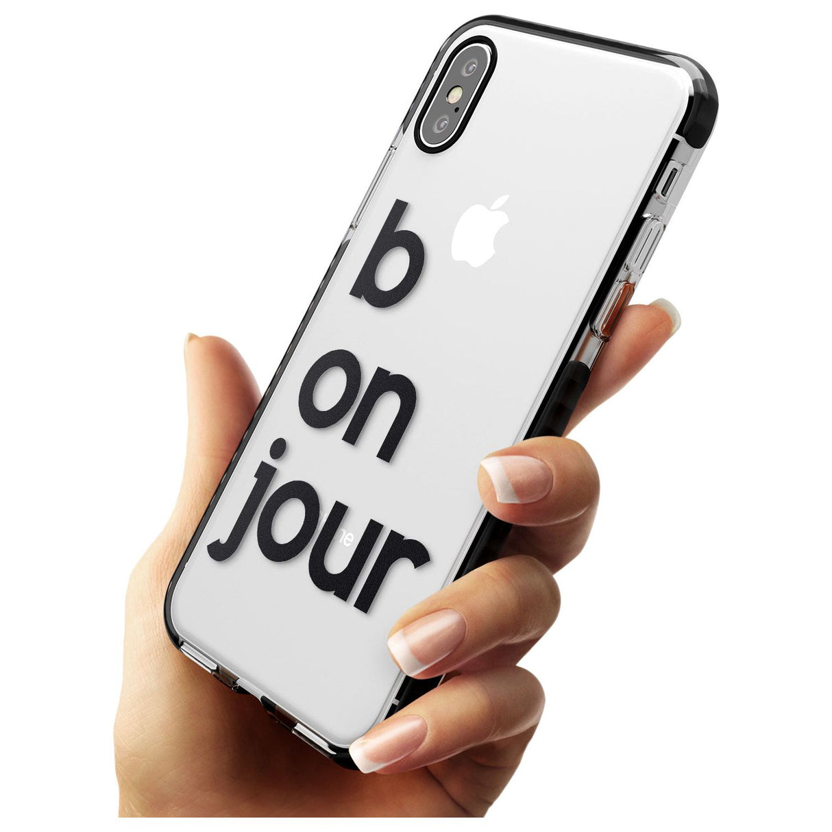 Bonjour Pink Fade Impact Phone Case for iPhone X XS Max XR