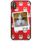 Personalised American Curl Photo Black Impact Phone Case for iPhone X XS Max XR