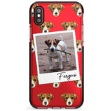 Jack Russell - Custom Dog Photo Pink Fade Impact Phone Case for iPhone X XS Max XR