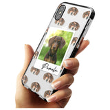 Dachshund, Brown - Custom Dog Photo Pink Fade Impact Phone Case for iPhone X XS Max XR