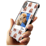 Cocker Spaniel - Custom Dog Photo Pink Fade Impact Phone Case for iPhone X XS Max XR