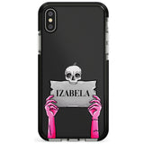 Personalised Grave Plaque Black Impact Phone Case for iPhone X XS Max XR