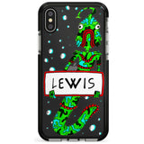 Personalised Custom Fish Boy Black Impact Phone Case for iPhone X XS Max XR