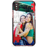 Personalised Jigsaw Puzzle Photo Black Impact Phone Case for iPhone X XS Max XR