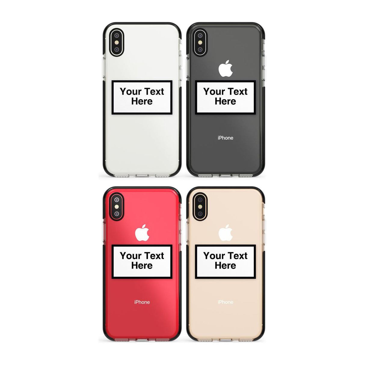 Personalised Create your own Warning Label Phone Case for iPhone X XS Max XR