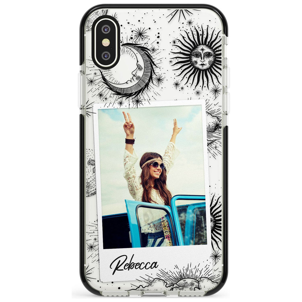 Personalised Snake Instant Photo Phone Case for iPhone X XS Max XR