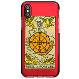 Wheel of Fortune Tarot Card - Colour Pink Fade Impact Phone Case for iPhone X XS Max XR