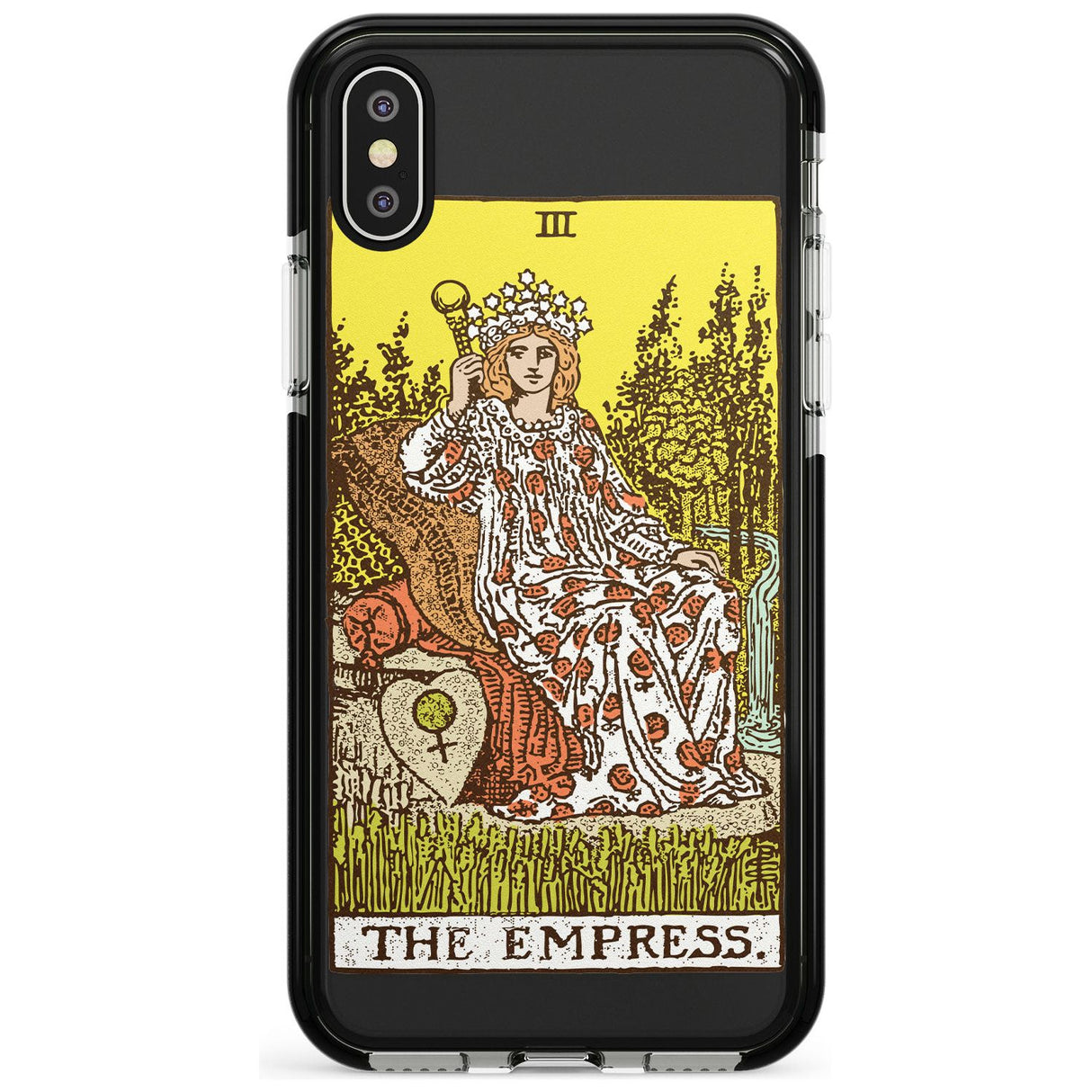 The Empress Tarot Card - Colour Pink Fade Impact Phone Case for iPhone X XS Max XR