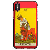 Strength Tarot Card - Colour Pink Fade Impact Phone Case for iPhone X XS Max XR