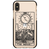 The Moon Tarot Card - Transparent Pink Fade Impact Phone Case for iPhone X XS Max XR