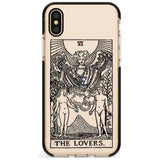 The Lovers Tarot Card - Transparent Pink Fade Impact Phone Case for iPhone X XS Max XR