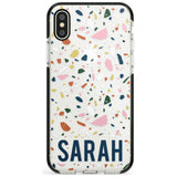 Customised Terrazzo iPhone Case  Black Impact Custom Phone Case - Case Warehouse