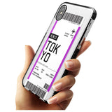 Tokyo Boarding Pass iPhone Case   Custom Phone Case - Case Warehouse