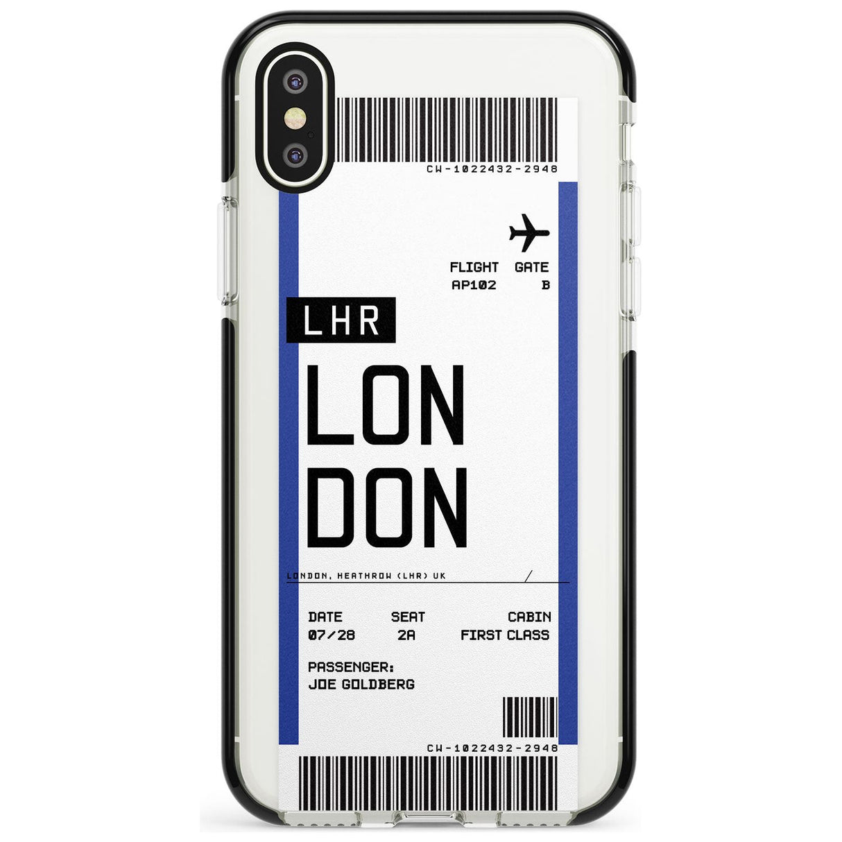 Personalised Create your own Warning Label Phone Case for iPhone X XS Max XR