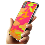 Neon Camo Black Impact Phone Case for iPhone X XS Max XR