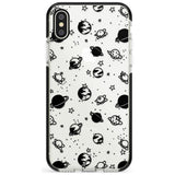 Planets iPhone Case  Black Impact Phone Case - Case Warehouse