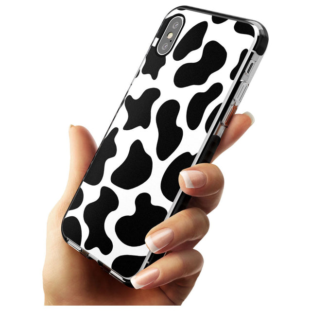 Cow Print Pink Fade Impact Phone Case for iPhone X XS Max XR