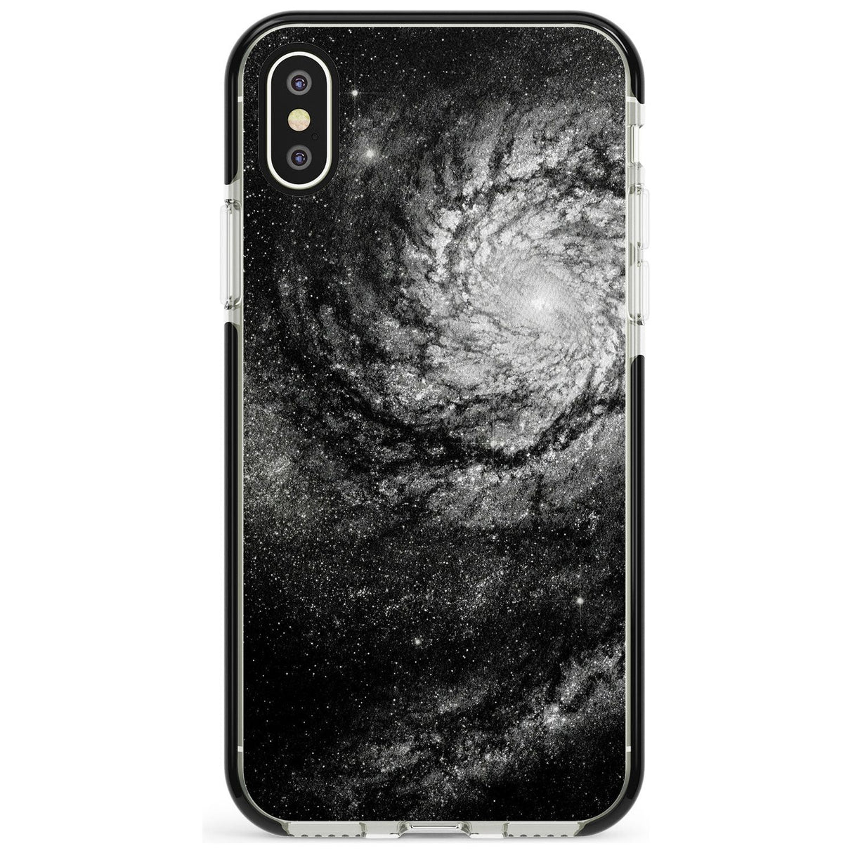 Night Sky Galaxies: Milky Way Galaxy Phone Case iPhone X / iPhone XS / Black Impact Case,iPhone XR / Black Impact Case,iPhone XS MAX / Black Impact Case Blanc Space