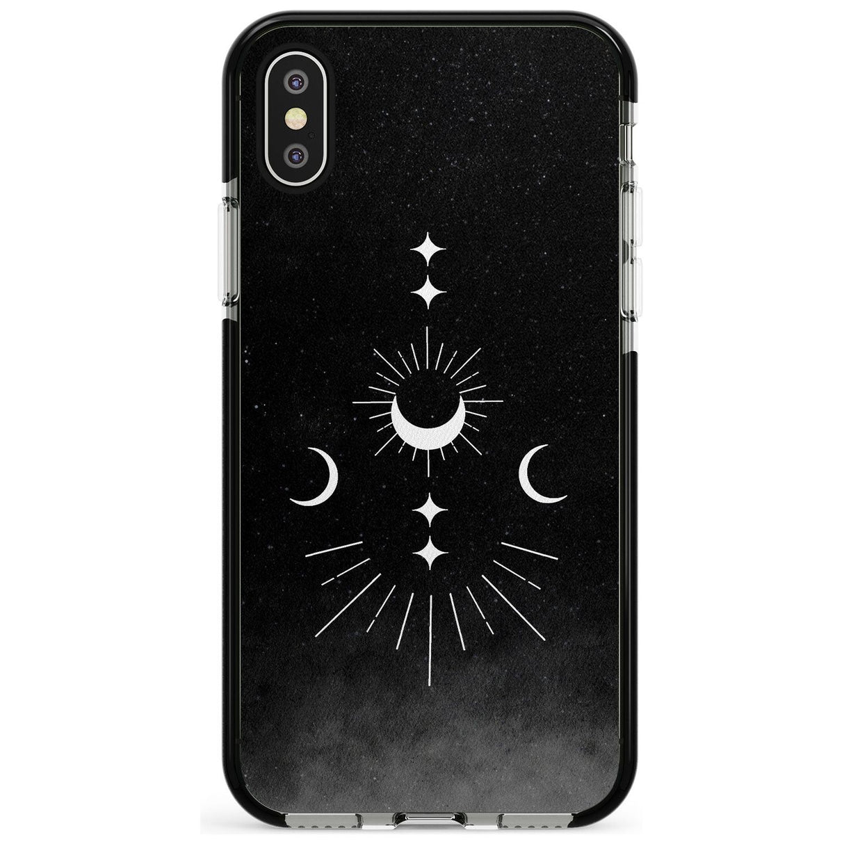 Small Moon Mandala Pink Fade Impact Phone Case for iPhone X XS Max XR