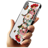 Floral Snake Pink Fade Impact Phone Case for iPhone X XS Max XR