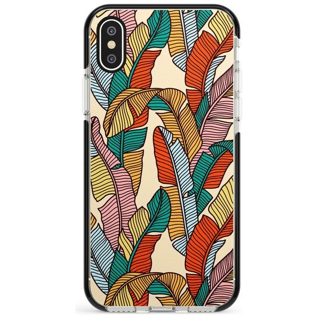 Abstract Leaves Phone Case for iPhone X XS Max XR