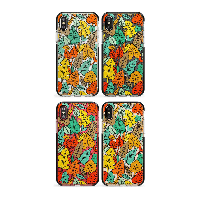 Abstract Leaves Phone Case for iPhone X XS Max XR