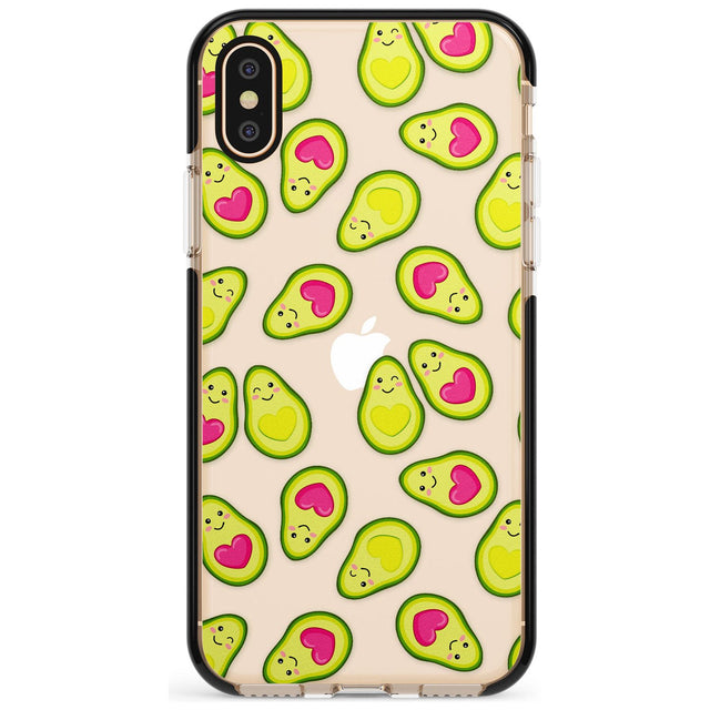 Avocado Love Black Impact Phone Case for iPhone X XS Max XR