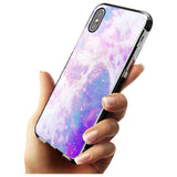 Purple & Blue Galaxy Pattern Design Black Impact Phone Case for iPhone X XS Max XR