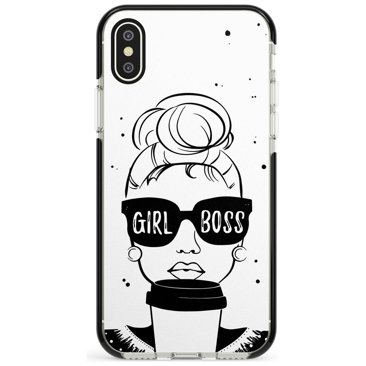 Girl Boss Black Impact Phone Case for iPhone X XS Max XR