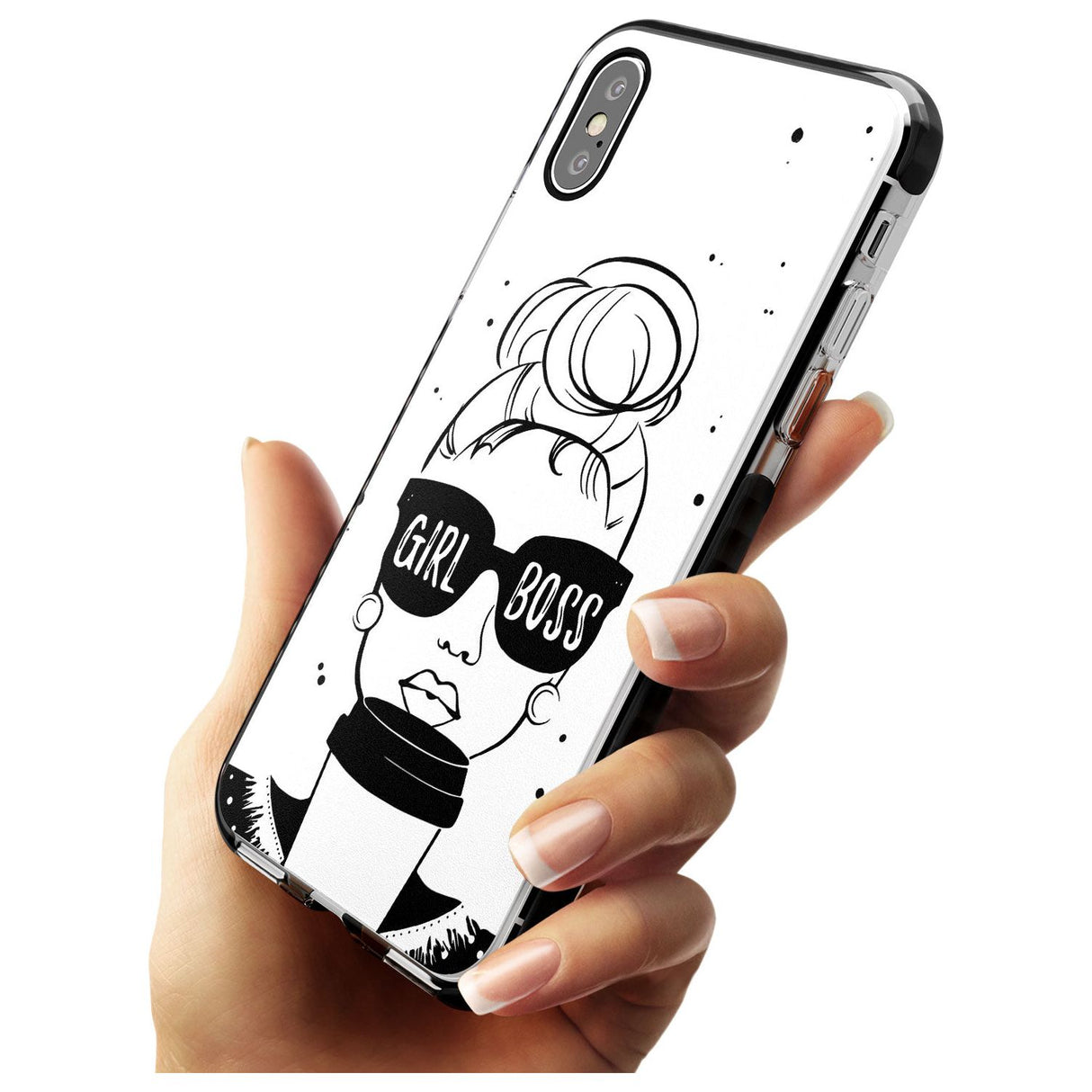 Girl Boss Black Impact Phone Case for iPhone X XS Max XR