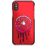 Pentagram of Blood Black Impact Phone Case for iPhone X XS Max XR