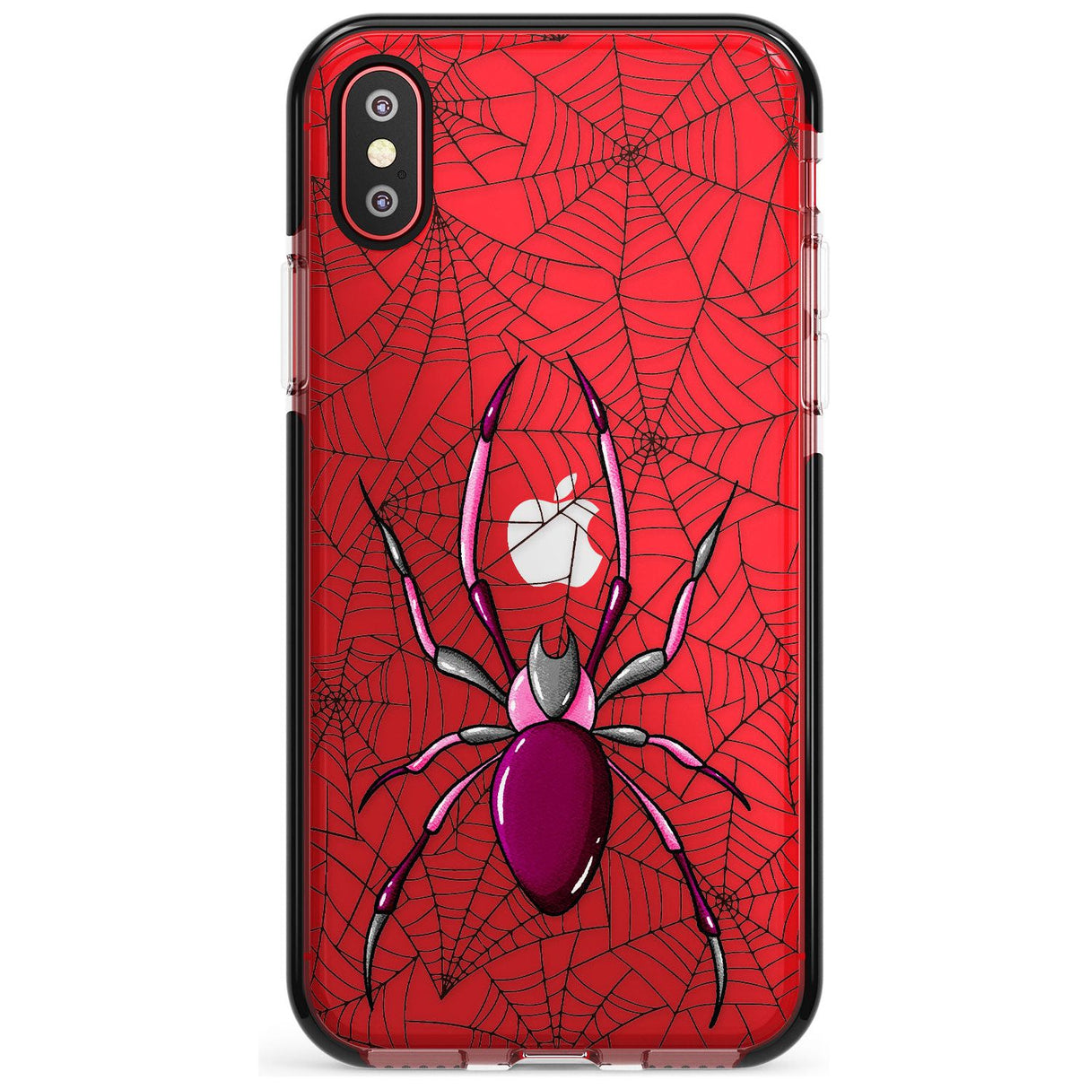 Arachnophobia Black Impact Phone Case for iPhone X XS Max XR