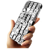 Monochrome Heads Black Impact Phone Case for iPhone X XS Max XR