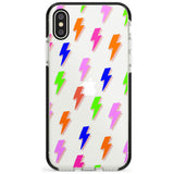 Rainbow Pop Lightning Pink Fade Impact Phone Case for iPhone X XS Max XR