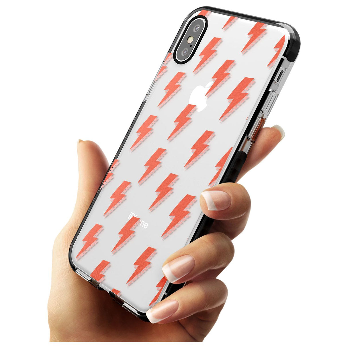 Pop Lightning Pink Fade Impact Phone Case for iPhone X XS Max XR