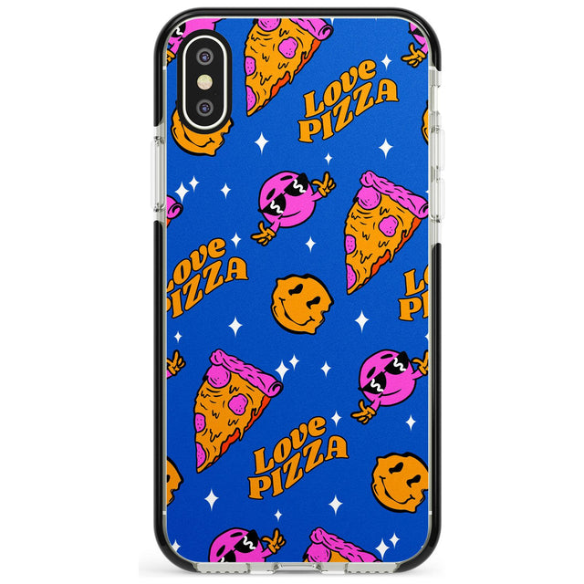 Psychedelic Love Pizza Pattern