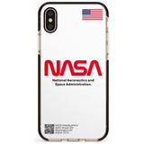 NASA The Worm Black Impact Phone Case for iPhone X XS Max XR