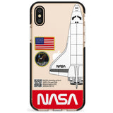 NASA Apollo 11 Black Impact Phone Case for iPhone X XS Max XR