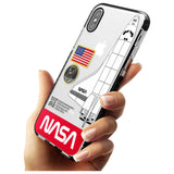 NASA Apollo 11 Black Impact Phone Case for iPhone X XS Max XR