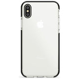 Clear Black Impact Phone Case iPhone XS MAX / Black Impact Case,iPhone X / iPhone XS / Black Impact Case,iPhone XR / Black Impact Case Blanc Space