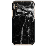 Black Onyx Marble Texture Pink Fade Impact Phone Case for iPhone X XS Max XR