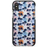 Summer Palm Trees Pink Fade Impact Phone Case for iPhone X XS Max XR