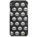 Panda Face Pattern Pink Fade Impact Phone Case for iPhone X XS Max XR